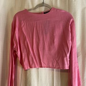 Pink Nasty Gal blouse